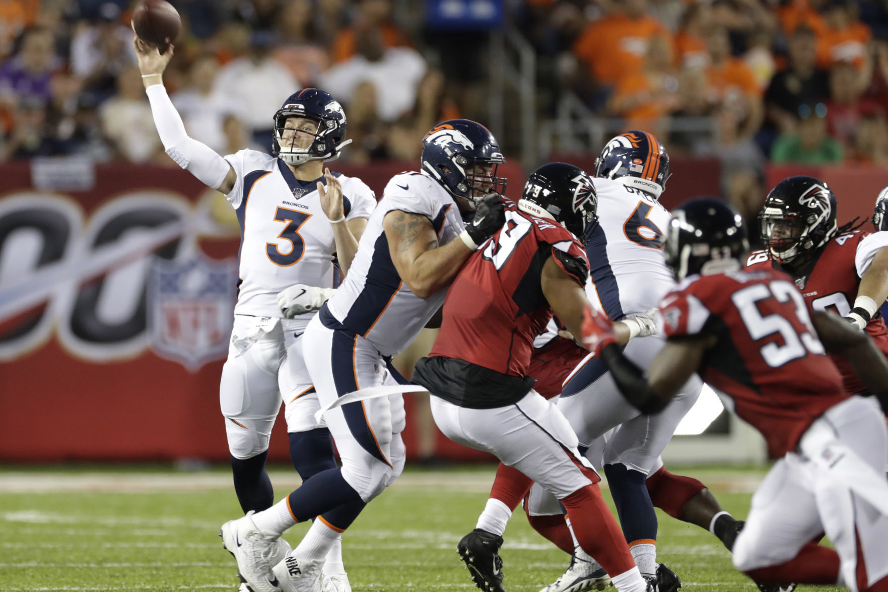 Hall of Fame Game Falcons Broncos Football